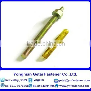 Chemical Anchor, Electro Galvanized Wedge Anchor, Color-zinc Plated Wedge Anchor With Good Quality thumbnail-5