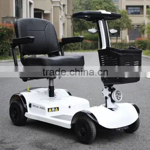 Cheaper Price 4 Wheels Travel Electric Mobility Scooter Foldable Easy Carrying Knee Walker thumbnail-1