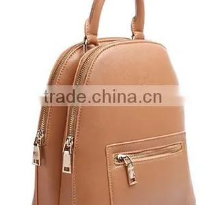 Offering Pu Leater Ladies Fashion Small School Backpack ( T212) thumbnail-3