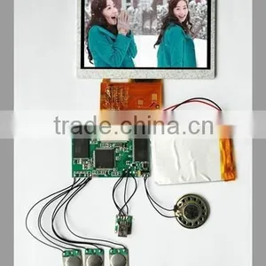 Hot 7 Inch Lcd Video Box Greeting Card Business Booklet With Rechargeable Battery for Christmas Gifts thumbnail-3