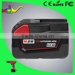 High Powe 28v Battery for Milwaukee Power Cordless thumbnail-1
