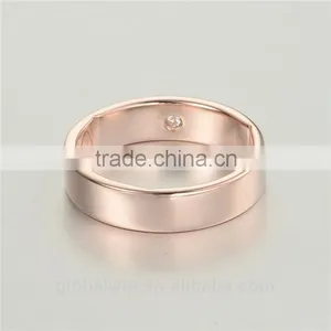 Authentic 925 Silver Simple Fashion Design Latest Gold Plated Finger Gay Men Ring thumbnail-2
