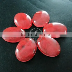 30x40mm Big Oval Red Artificial Cloudy Pattern Glass Cabochon DIY Jewelry Supplies Findings 4120091 thumbnail-2