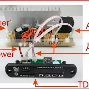 Mp3 Module With Panel for Amplifier , Bluetooth Speaker Mp3 Module thumbnail-2