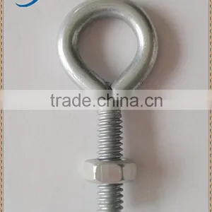 Zinc Plated Eye Bolt Hardware, Nut and Bolt thumbnail-1