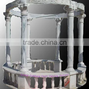 Garden Stone Carving Gazebo thumbnail-1