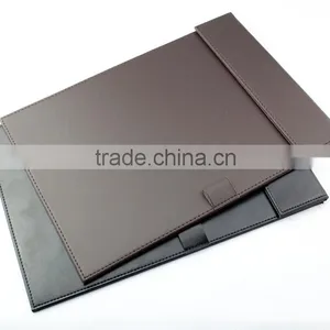 A4 Leather Clipboard /a4 pu Leather Folding Magnetic Clipboard thumbnail-1