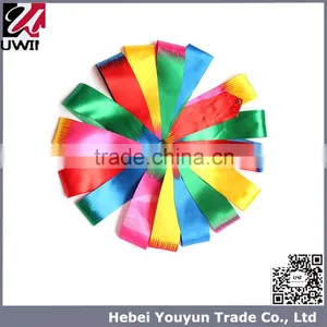 UWIN Colourful Dance Ribbon Rhythmic Gymnastic Ribbons Stick On Sale thumbnail-2