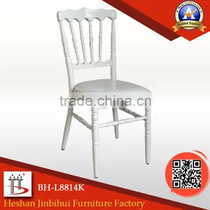 Wholesale White Wedding Resin Upholstered Chiavari Chair Napoleon Chair thumbnail-1