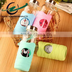 Cartoon Food Grade Soft Silicone Cup Sleeve thumbnail-3