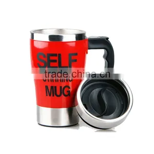 Self Stirring Coffee Mug Wholesale Stainless Steel Coffee Mug Print Thermal Mug thumbnail-3