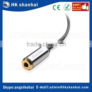 2016 Trending Products Male to Female AUX Port Compatible Gold Plated 3.5mm Stereo Audio Extension Cable thumbnail-2