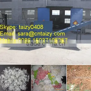 Cloth Cutting Machine/fibre Cutting Machine/Waste Cloth Cutter Machine 0086-15037105257 thumbnail-2
