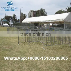 Galvanized Pipe Temporary Modular Barricades Fence thumbnail-3