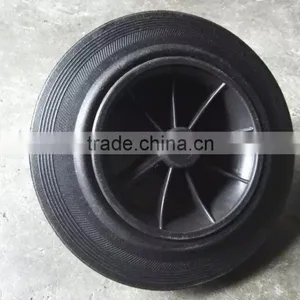 Within Bearing Soild Shock Aborption Metal Steel Tires thumbnail-2