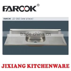 Polish Kitchen Stainless Steel Trough Sink JZ-392 thumbnail-1