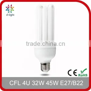 Compact Fluorescent Lamp 32w Cfl 4u Glass Tube 2700K 6400K Energy Saving Light Bulbs thumbnail-1