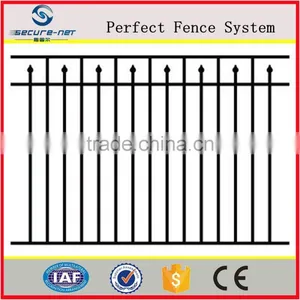 Durability Square Tubular Heavy Duty Steel Fence Panels With Picket Design thumbnail-2