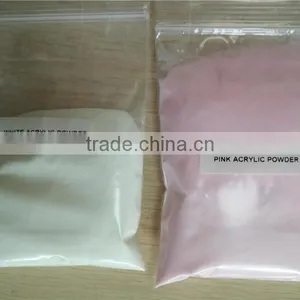 Fine Acrylic Nail Powder White and Pink thumbnail-1