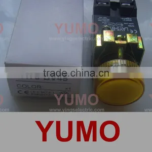 LAY5-BV45 Push Buttton Switch LED Indicator Yellow thumbnail-1
