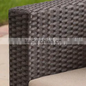 Classical Simple Home Backyard Poolside 4-piece Rattan Sofa Set Furniture thumbnail-2