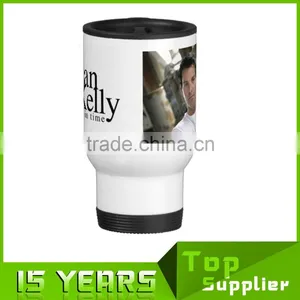 14oz Standard Stainless Steel Wine Cup Sublimation Ready Travel Mug thumbnail-1