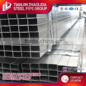 ASTM A795 Hot Drawned Pre Galvanized Steel Square Hollow Sections With Price List thumbnail-1