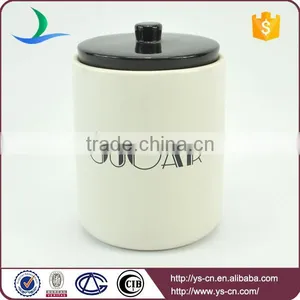 Wholesale Modern Style Decal Set of 5 Ceramic Kitchen Canister Sets thumbnail-4