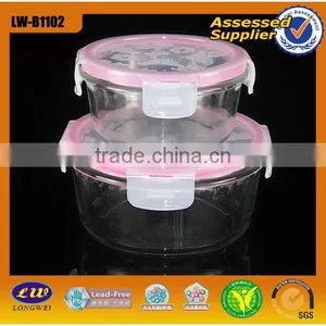 Four Side Lock Pyrex Glass Food Container With Airtight Lid thumbnail-5