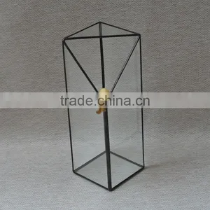 Home DIY Decor Micro Landscape Clear Terrarium Geometric Glass Greenhouse thumbnail-1