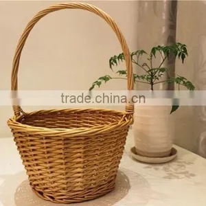 Handmade Willow Easter Egg Basket Wicker Easter Basket Wholesale thumbnail-1
