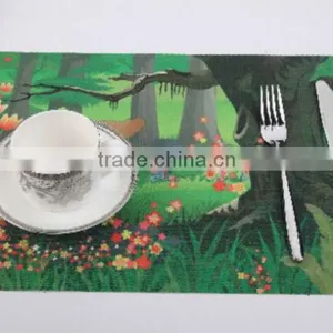 Store More Printing Forest Dining Rectangle Dinnerware Textilene Place Mat thumbnail-1
