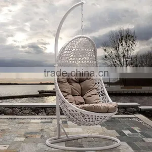 Outdoor Garden Swing Furniture Wicker Rattan Patio Swing Chair thumbnail-1