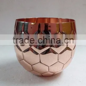 100% PURE COPPER FOOTBALL SHAPE ICE CREAM CUPS thumbnail-2