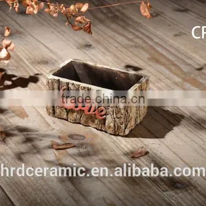 Outdoor Cement Plant Pot for Home and Garden Decoration thumbnail-2