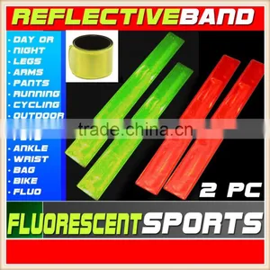 4 Slap Bracelets LED Lit Glow in Dark Light Up Kids Safety Reflective Band Fun thumbnail-1