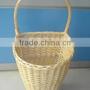 Wicker Shopping Trolley & Wicker Shopping Cart & Willow Utility Cart thumbnail-1