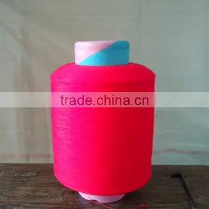 Dope Dyed Color High Elastic Nylon DTY Yarn 40D/24F For Knitting Socks thumbnail-3