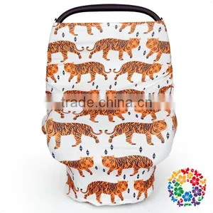 Infant Multipurpose Poncho Car Seat High Chair Shopping Cart Protector Stretch Car Seat Cover Nursing Cover thumbnail-2