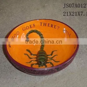 Ceramic Halloween Scorpion Plate/ Halloween Items thumbnail-1