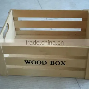 Natural Color Plywood Wooden Crate for Milk Friut thumbnail-1