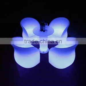 Interior Decorator Flower Lounge Chair With Led Light and IR Remote Control thumbnail-2