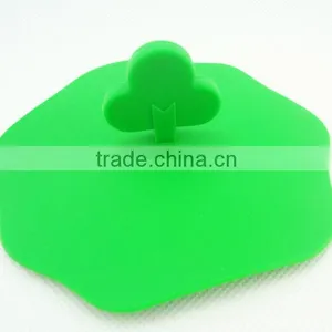 Silicone Cup Lids Tree Leaf Mug Cover Silicone Glass Cover Suction Lids for Coffee and Tea Cup thumbnail-1