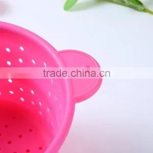 Foldable Pasta Basket,silicone Rubber Basket,silicone Folding Basket thumbnail-2