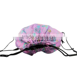 210D Polyester Drawstring Pouch Backpack Travel Bag thumbnail-3