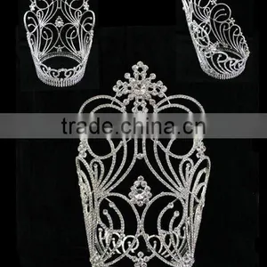 Beauty Jewelry Big Rhinestone Fashion Cheap Beauty Pageant Tiaras thumbnail-2