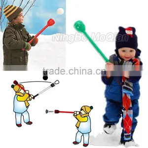 Snow Flurry A Snowball Maker, Catapult and Party Horn Kids Snoball Maker and Thrower Launcher Make Fight Winter Snow Toys thumbnail-1