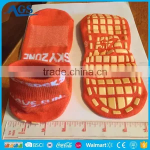 2017 Wholesale Kids Breathable Trampoline Sock With Rubber Grip thumbnail-4