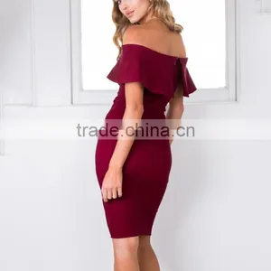 Sexy Elegant Womens Plus 14 Short Cold Shoulder Swing Party Dress XXXL Summer thumbnail-1