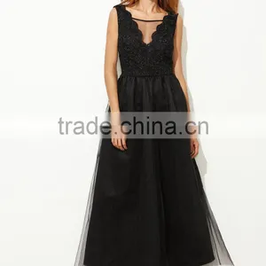 Formal Wrap Women Embroidery Cocktail Dresses Ladies Western Dresses Pictures Of Latest Gowns Designs thumbnail-1